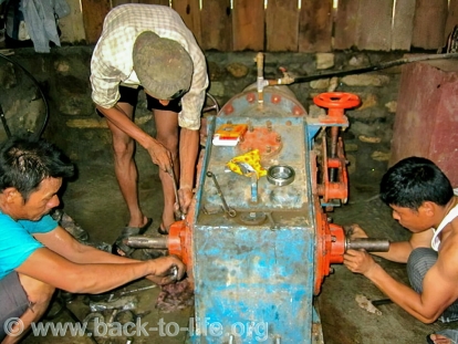 Micro hydropower plant – light and future for a village
